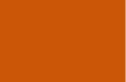Safety Orange solid-color coating sample.