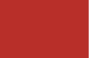 Safety Red solid-color coating sample.