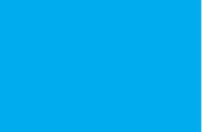 Sky Blue solid-color coating sample.